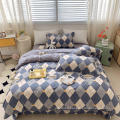 Quilt cover and sheet three piece set